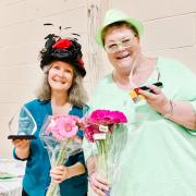 Josie and Cherie with hats